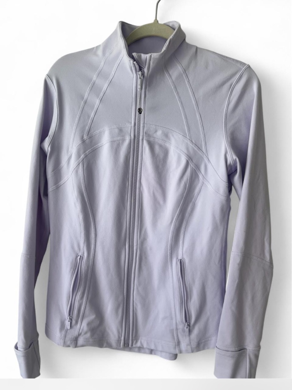 lululemon Define Jacket Lavender Purple Zip-Up Tailored Slim Fit Sz 12